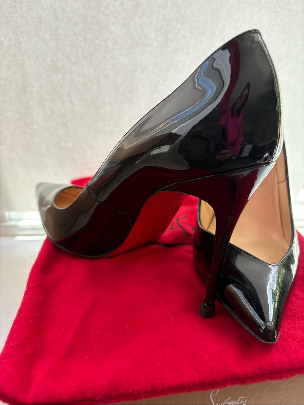 Christian Louboutin Completa Black Patent Pumps - Picture 3 of 16